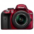 Nikon D3300 Kit (18-55 VR AF-P) Red