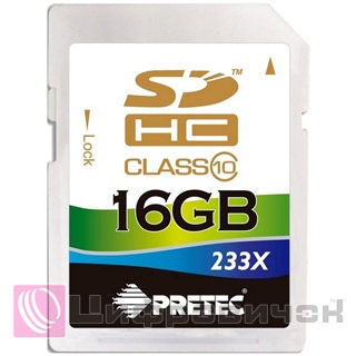 Pretec 16 Gb SDHC Class 10