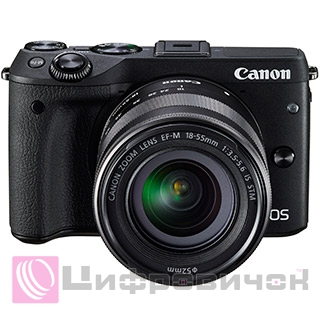 Canon EOS M3 Kit (18-55 IS STM) Black