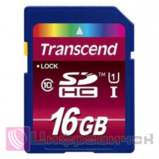 Transcend 16 Gb SDHC Class 10 UHS-I Ultimate