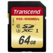 Transcend 64 Gb SDXC Class 10 UHS-I U3 4K