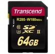 Transcend 64 Gb SDXC Class 10 UHS-II U3 4K