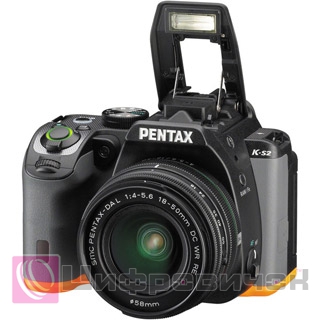 Pentax K-S2 Kit 18-50mm DC WR RE Black-Orange