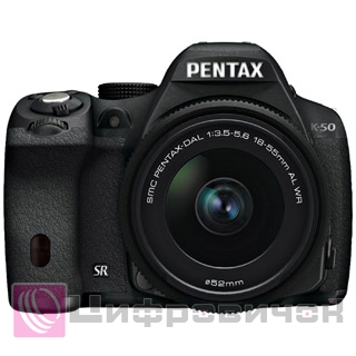 Pentax K-50 Kit 18-55mm DA L WR Black
