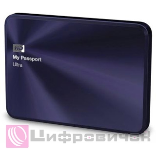 Western Digital My Passport Ultra Metal 2.5�, 2Tb (WDBEZW0020BBA) Blue