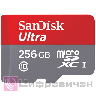 SanDisk 256 Gb microSDXC Class 10 UHS-I Ultra Full-HD