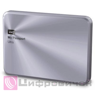 Western Digital My Passport Ultra Metal 2.5�, 2Tb (WDBEZW0020BSL) Silver
