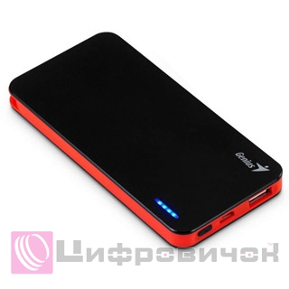 Power Bank Genius ECO-U306 3000 mAh Black-Red