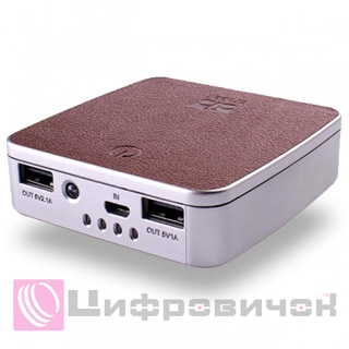 Power Bank Drobak Lux Power-7800 Brown