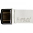 Transcend JetFlash 890S 64GB OTG USB 3.1 (TS64GJF890S) Metal Silver