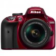 Nikon D3400 Kit (18-55 VR AF-P) Red