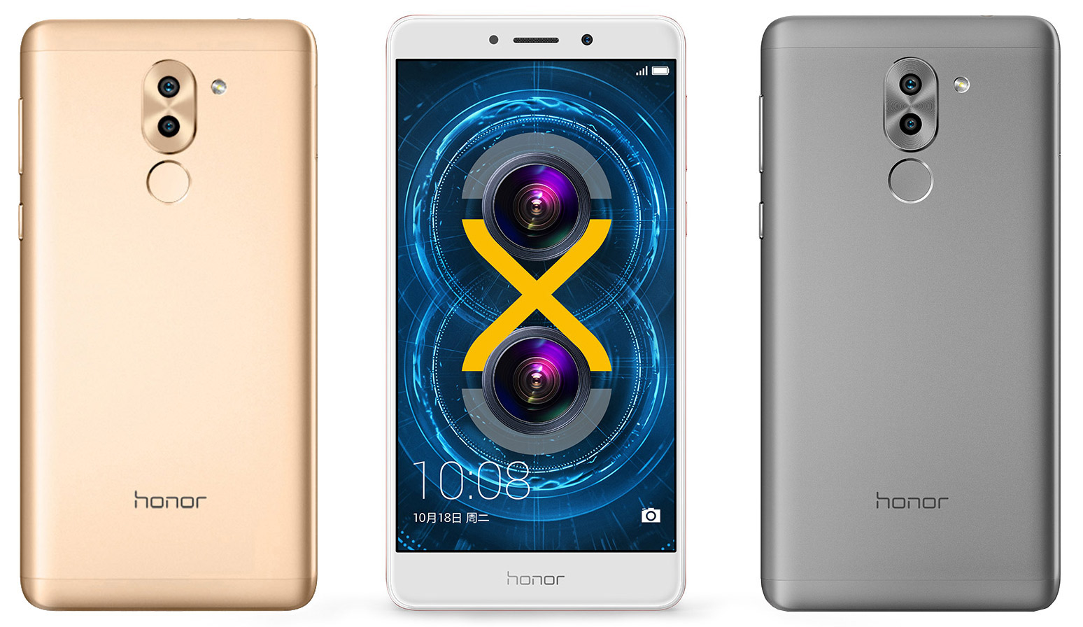 Huawei Honor 6x white gold